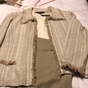 Ming wang knit suit